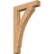 Ekena Millwork Thorton Block Smooth Bracket, Western Red Cedar, 3 1/2"W x 22"D x 34"H BKT04X22X34THR05SWR - alternate 1